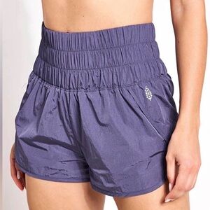 Free People Movement The Way Home Shorts Purple Lined Running Athletic S Sporty